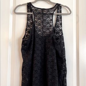 Hinge brand lace tank top size large